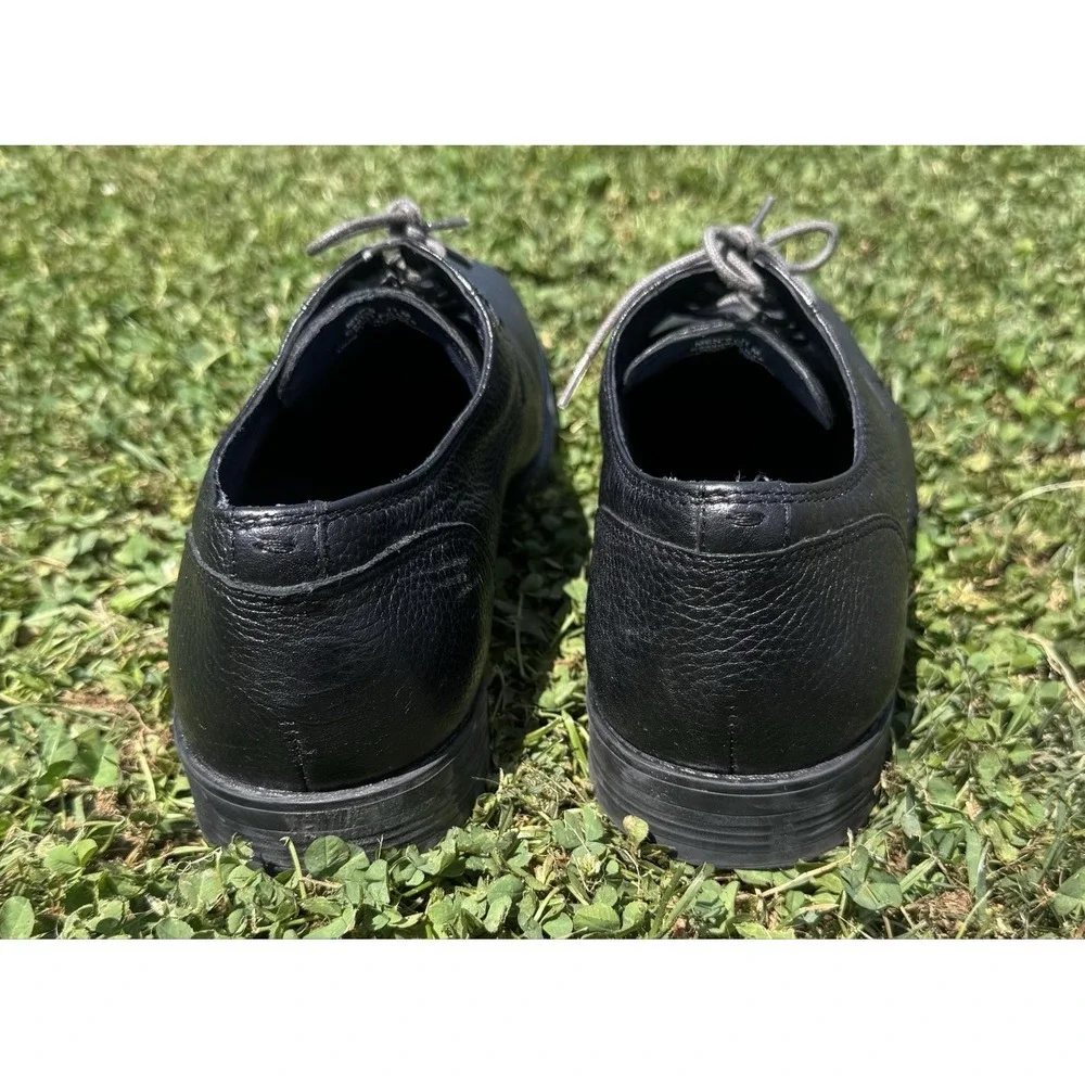 Cole Haan Shoes Mens Size 11 Black Pebbled Leather Dress Derby Lace Up C25809